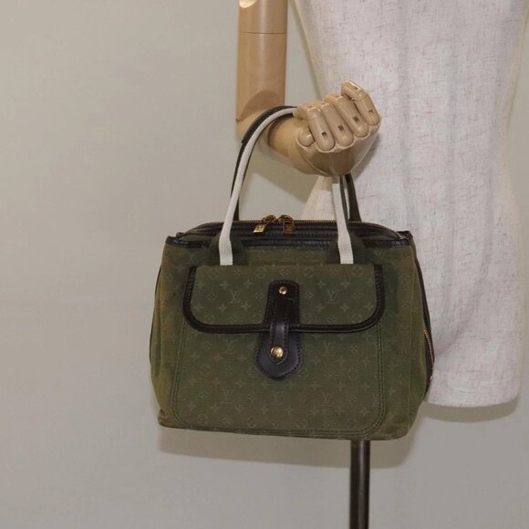 LOUIS VUITTON Monogram Mini Sac Marie Kate Bag TST Khaki M92507 LV Auth BA3527 - Picture 3 of 16